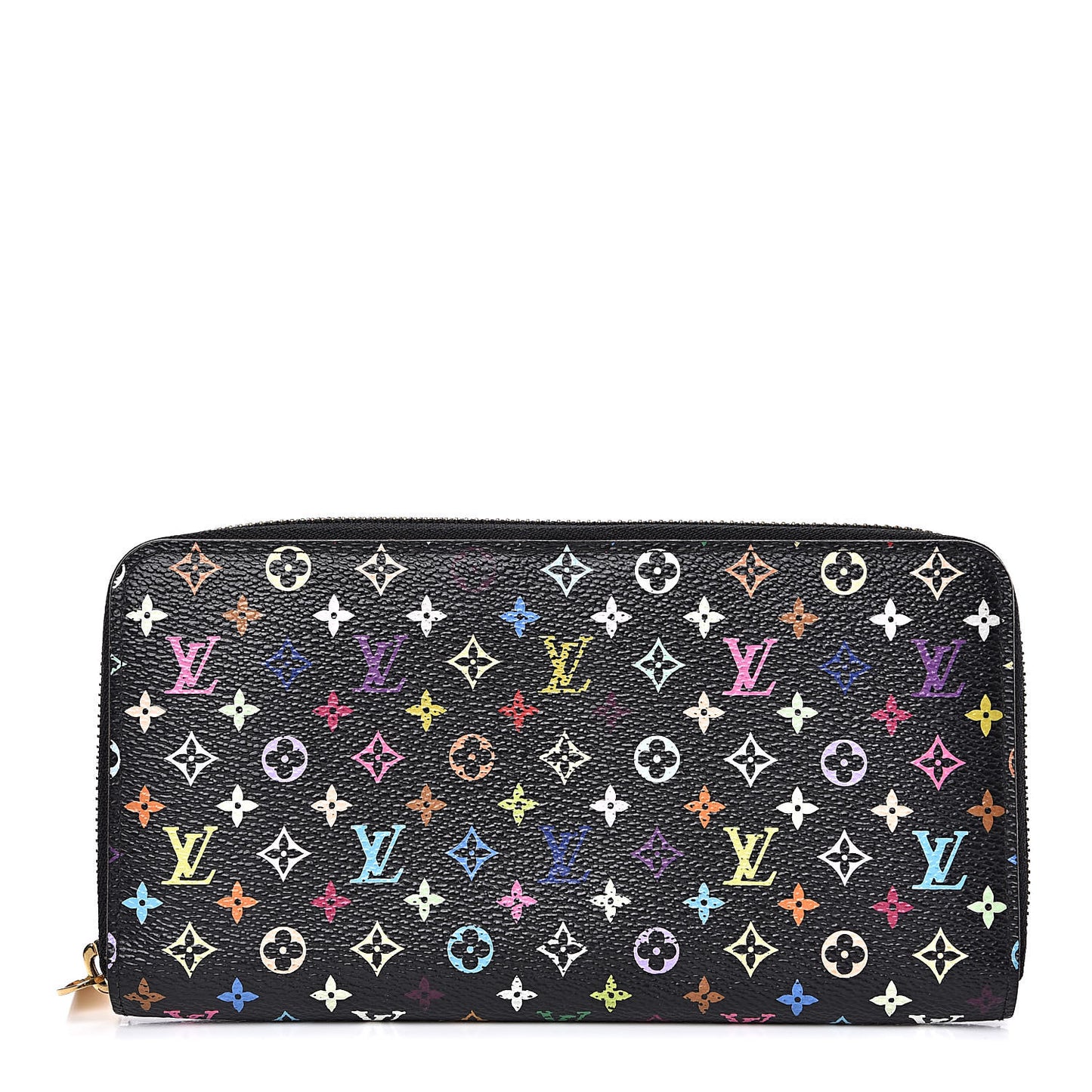 Monogram Multicolor Zippy Wallet Black Grenade