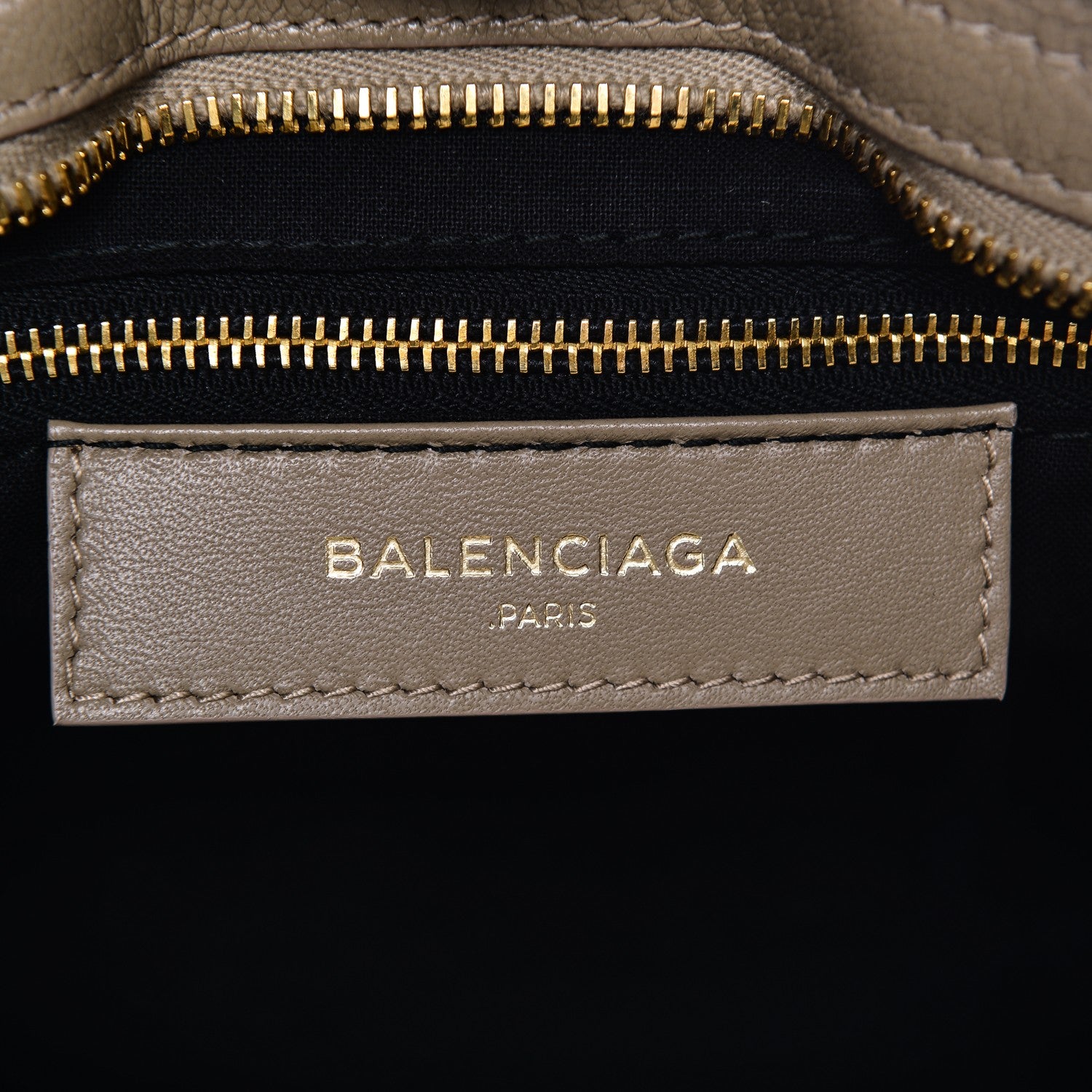 Balenciaga Chevre Gold Metallic Edge Hardware S City Beige Latte 6 of 7