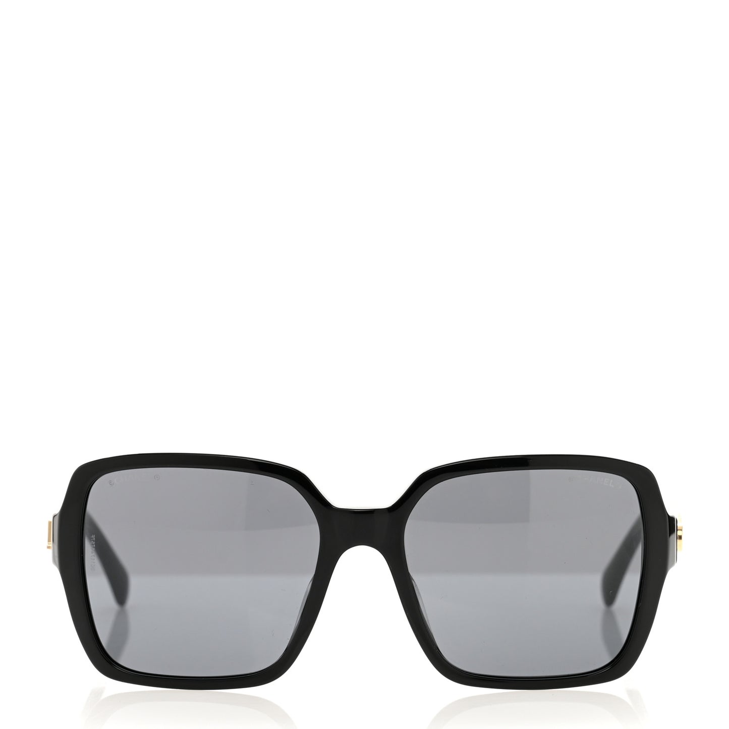 Acetate Square Sunglasses 5408-A Black