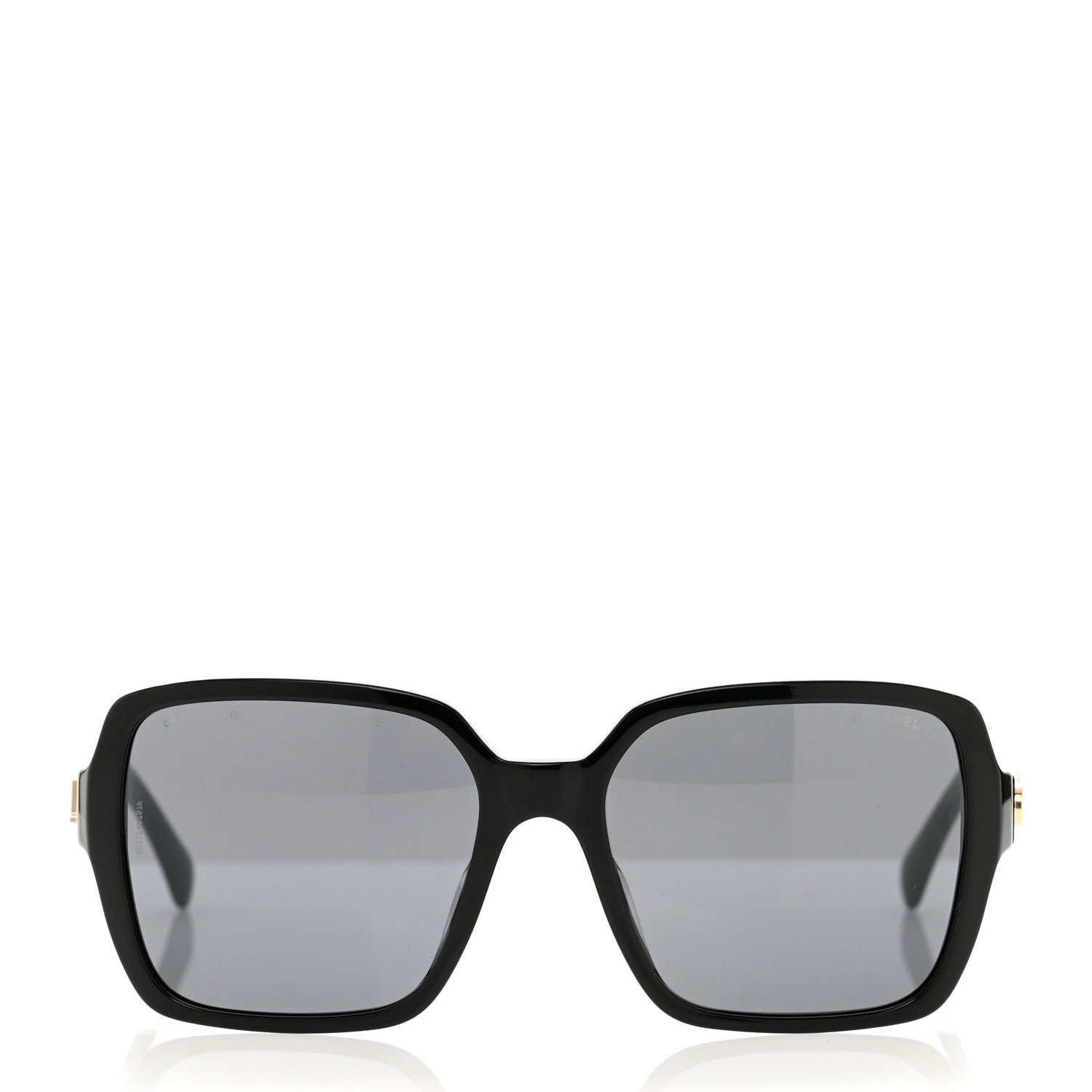 Chanel Acetate Square Sunglasses 5408-A Black 2 of 7