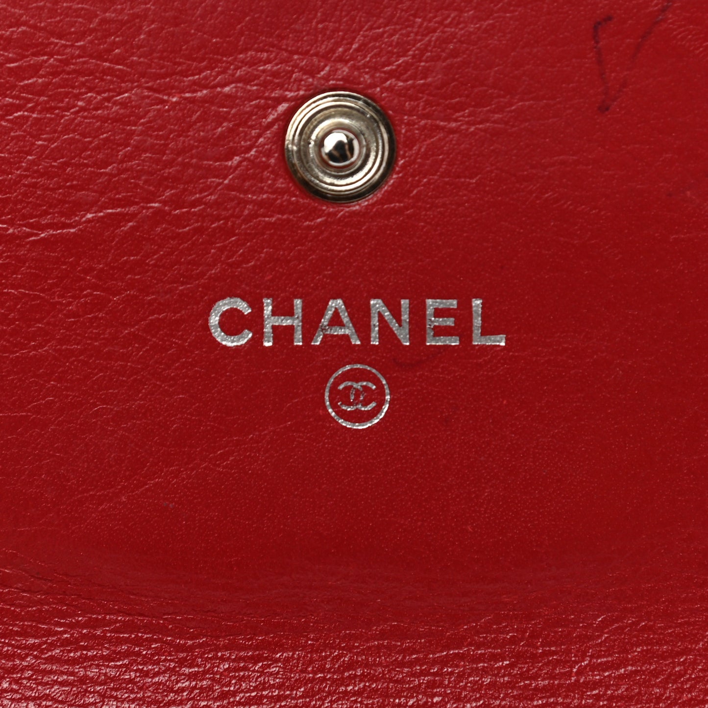 Caviar Timeless CC Large Gusset Flap Wallet Light Red