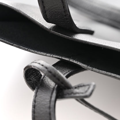 Saint Laurent Calfskin Large Shopping Tote Black 16 of 18