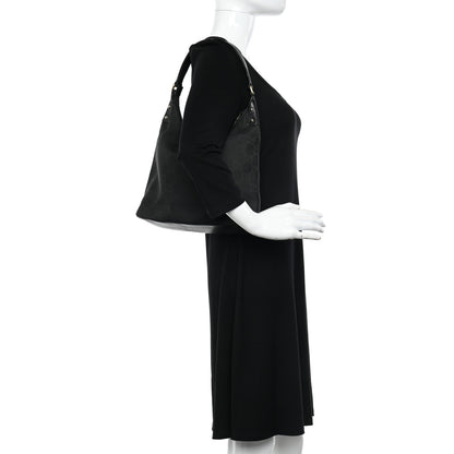 Gucci Nylon Monogram Small Hobo Black 4 of 16