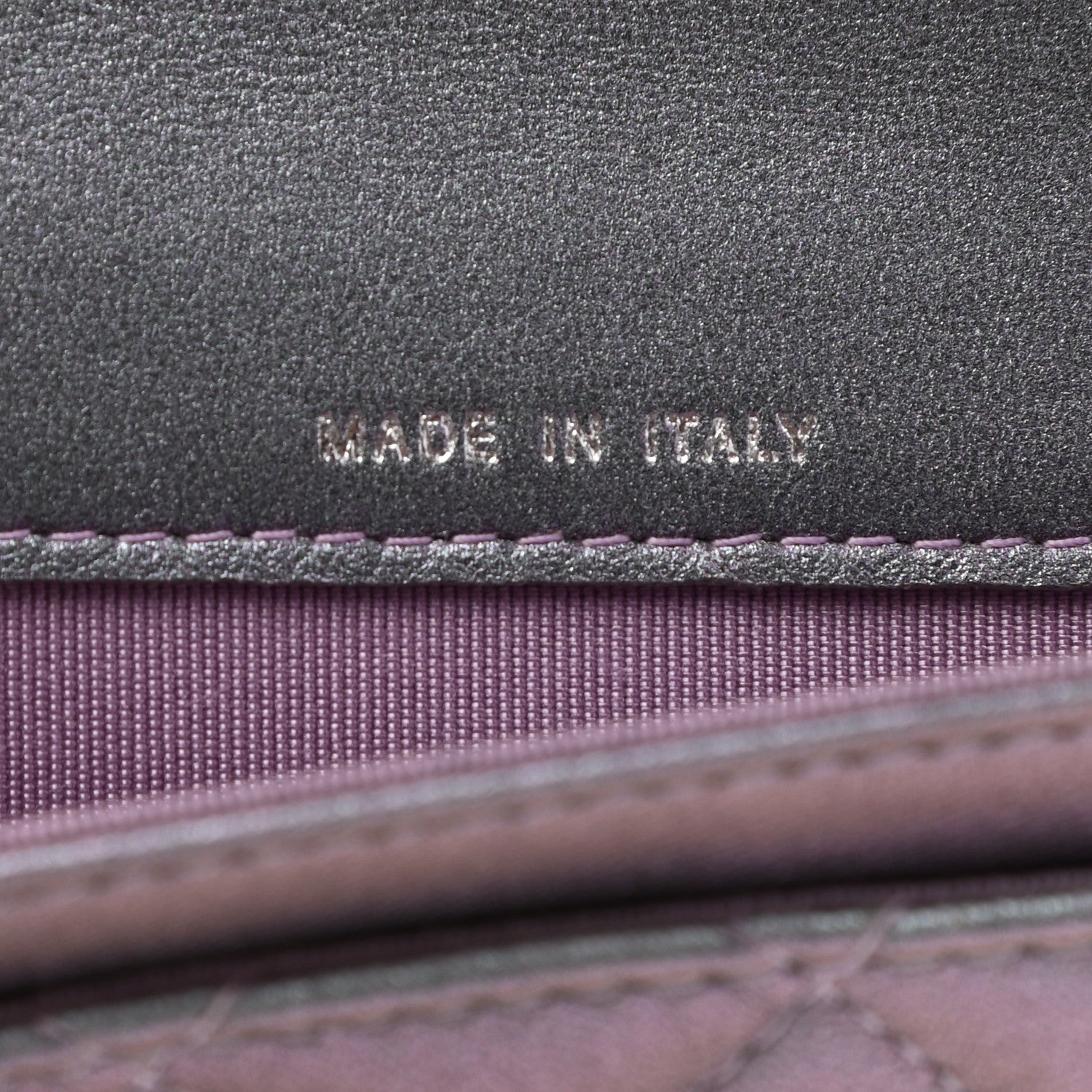 Chanel Iridescent Lambskin Quilted Reissue Flap Card Holder Light Purple 7 of 8