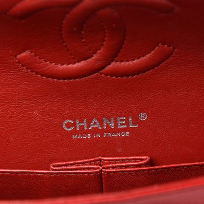 Chanel Caviar Quilted Medium Double Flap Red 9 of 17