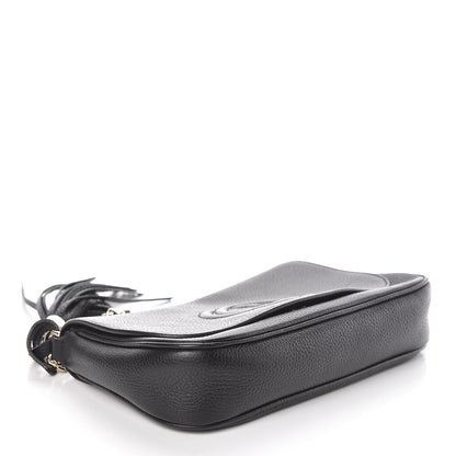 Gucci Pebbled Calfskin Medium Soho Flap Crossbody Black 4 of 8