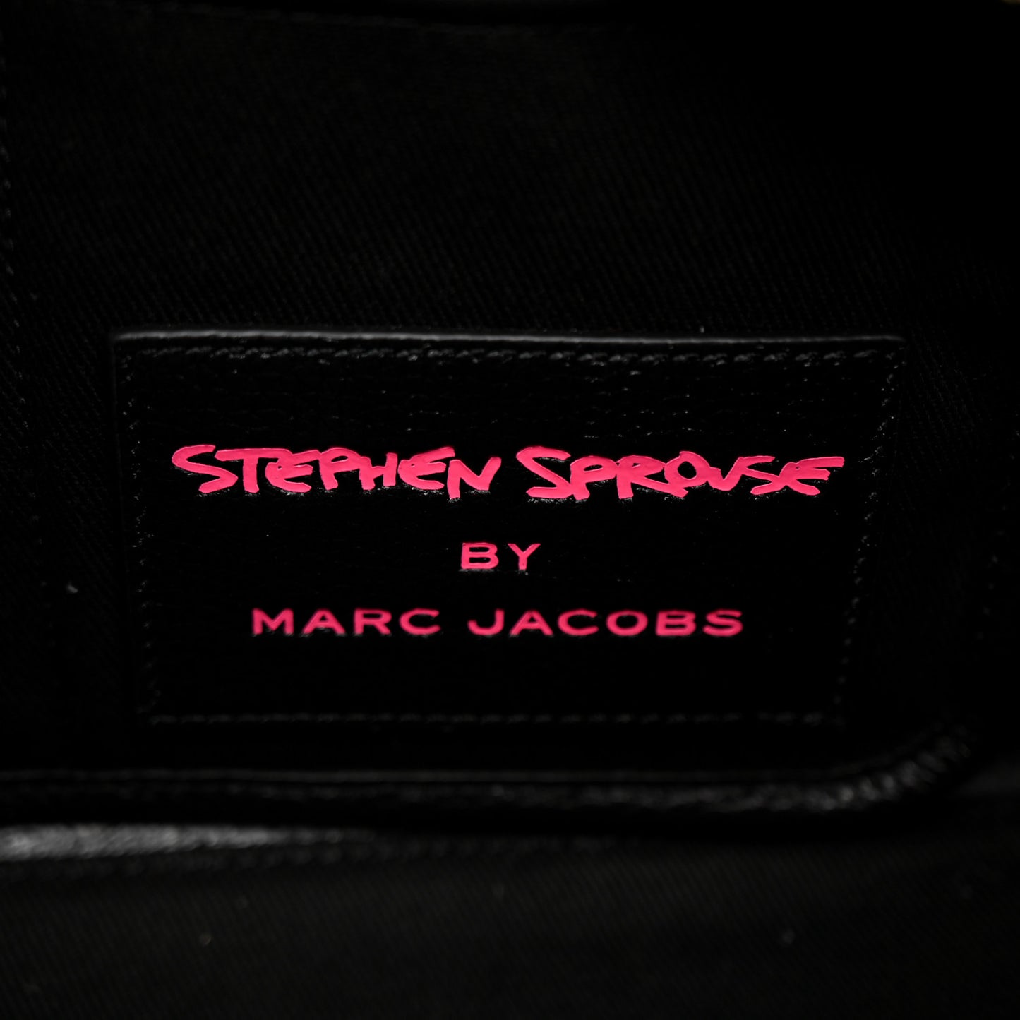 X STEPHEN SPROUSE Grained Calfskin Medium The Tote Bag Pink