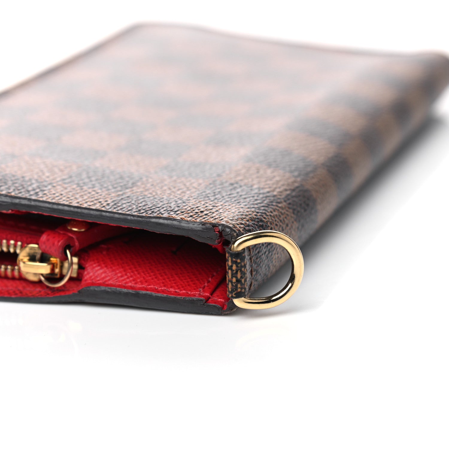 Louis Vuitton Damier Ebene Insolite Wallet Red 8 of 8