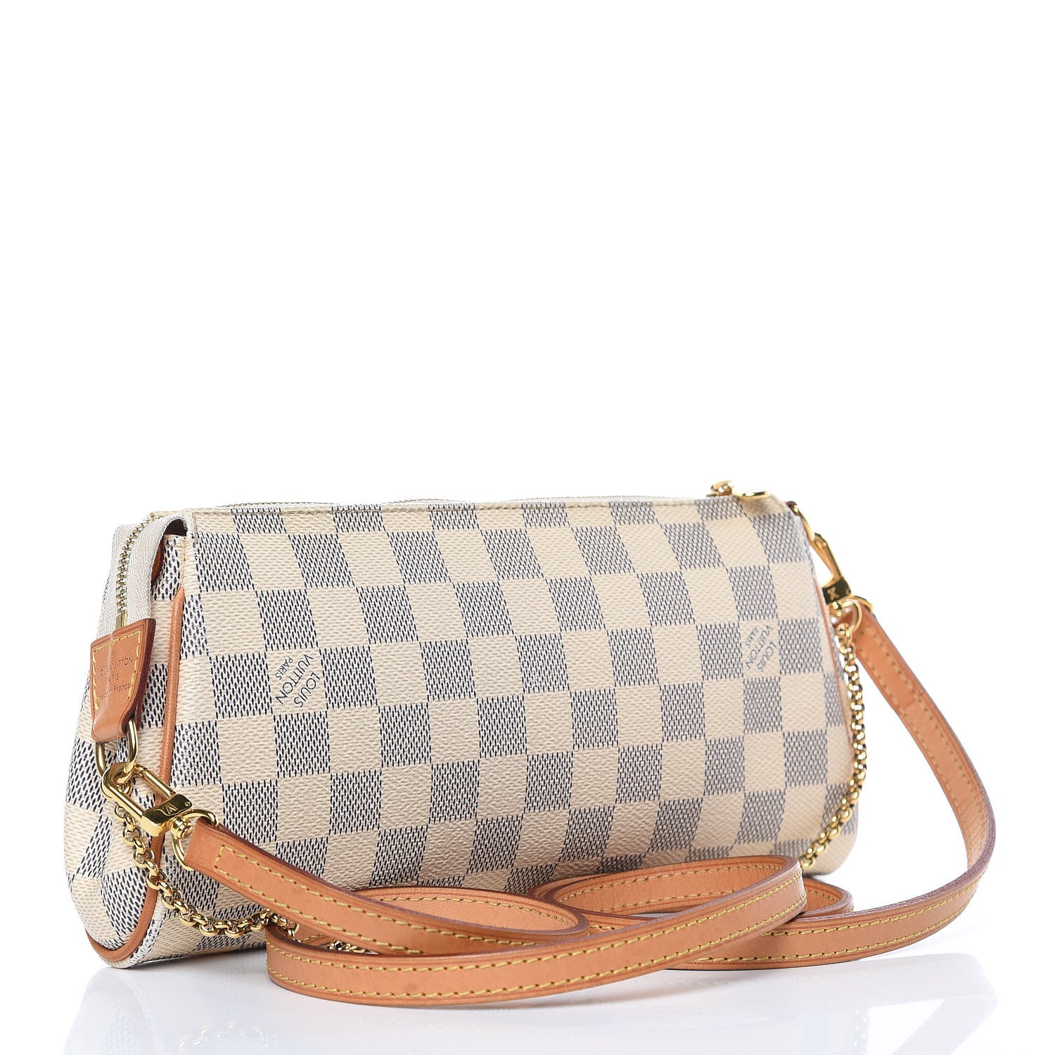 Louis Vuitton Damier Azur Eva Clutch 3 of 14