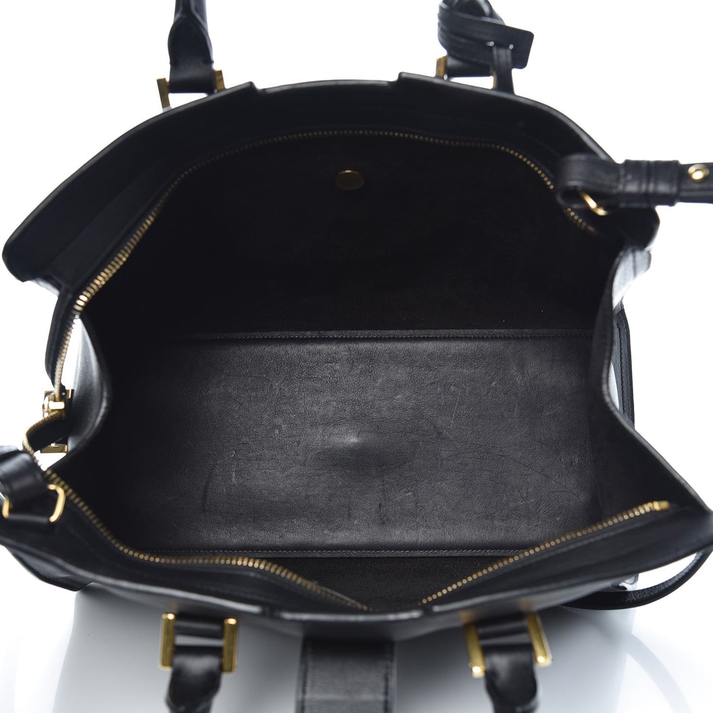 Smooth Calfskin Small Monogram Cabas Black