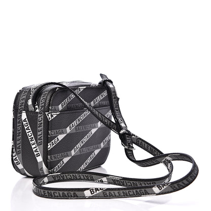 Balenciaga Coated Canvas Losange Monogram XS Camera Bag Black Grey 2 of 8