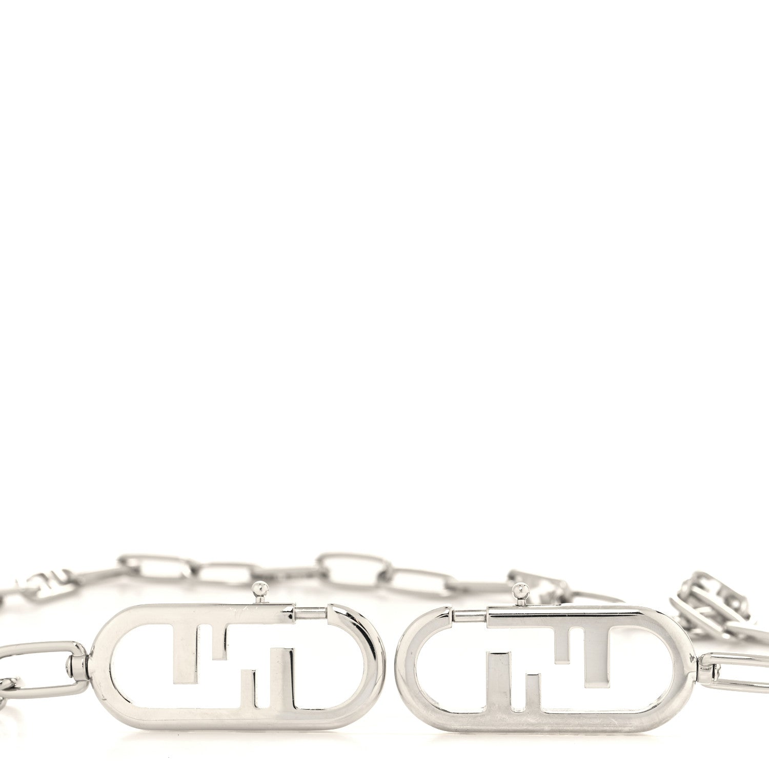 Fendi Metal Mini Strap You Silver 3 of 4