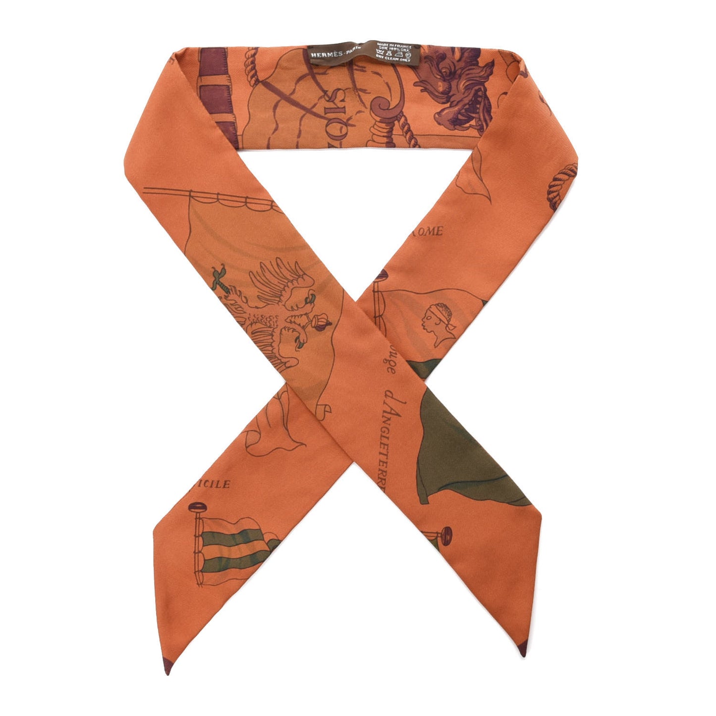 Silk Pavois Twilly Orange