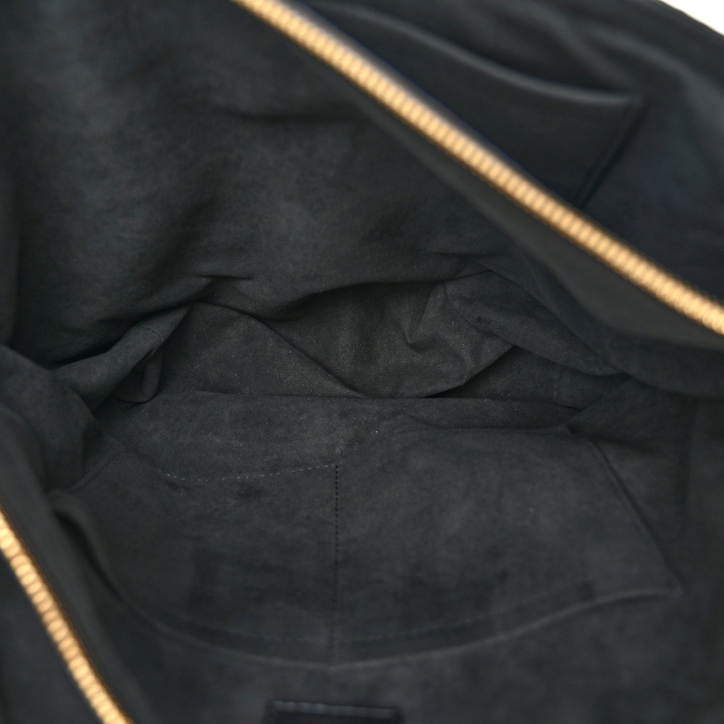 Monogram Flower Zipped Tote MM Black