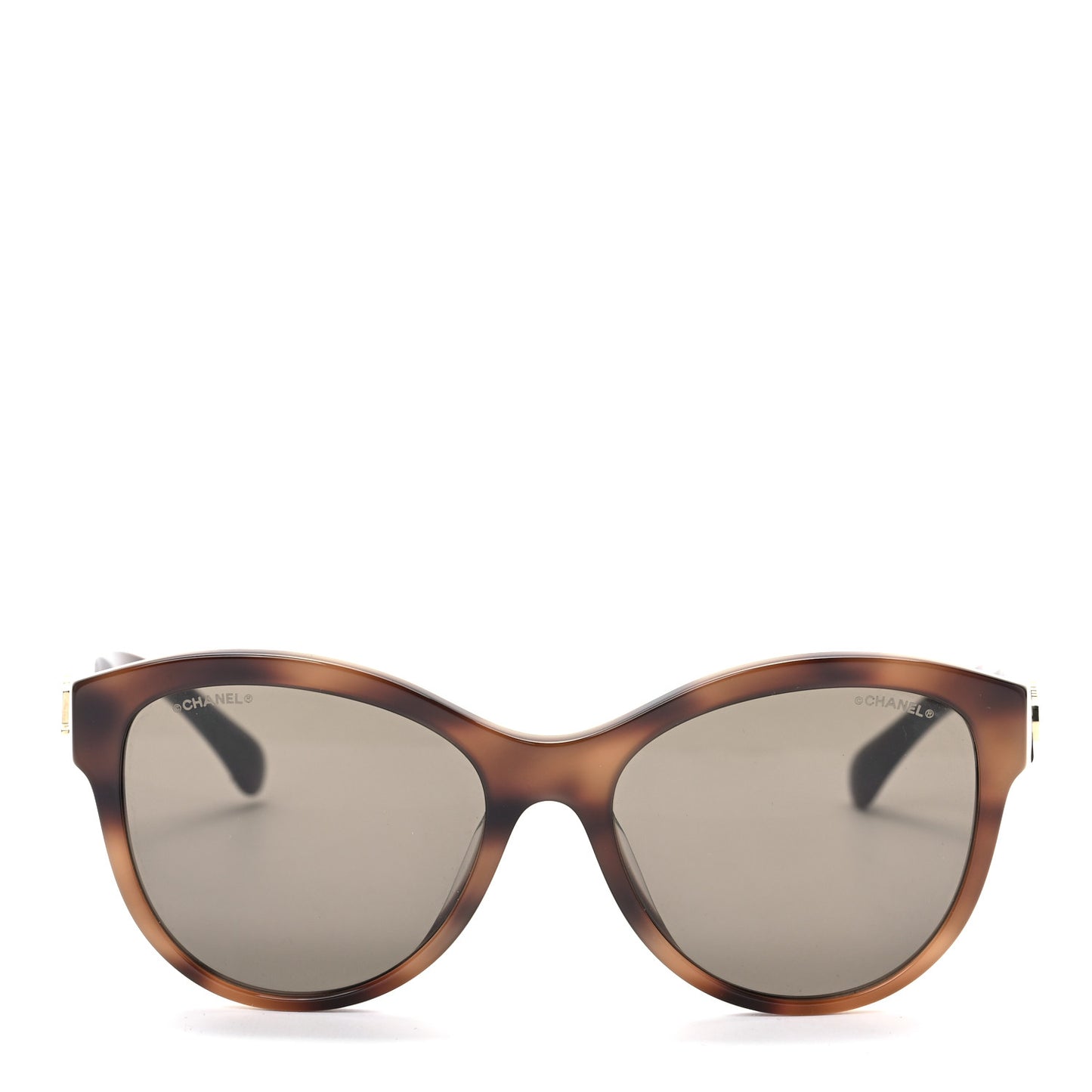 Acetate Pantos Logo Sunglasses 5458 Tortoise Brown
