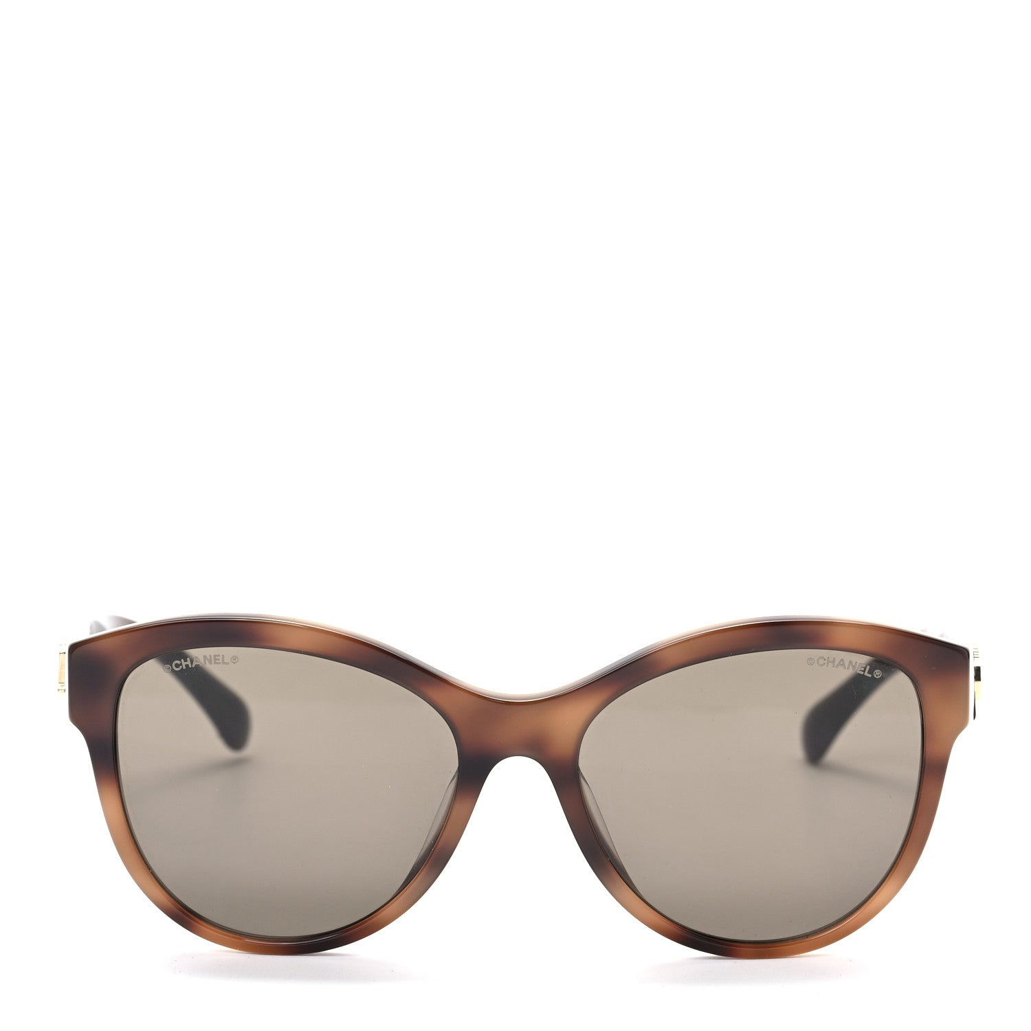 Chanel Acetate Pantos Logo Sunglasses 5458 Tortoise Brown 2 of 7