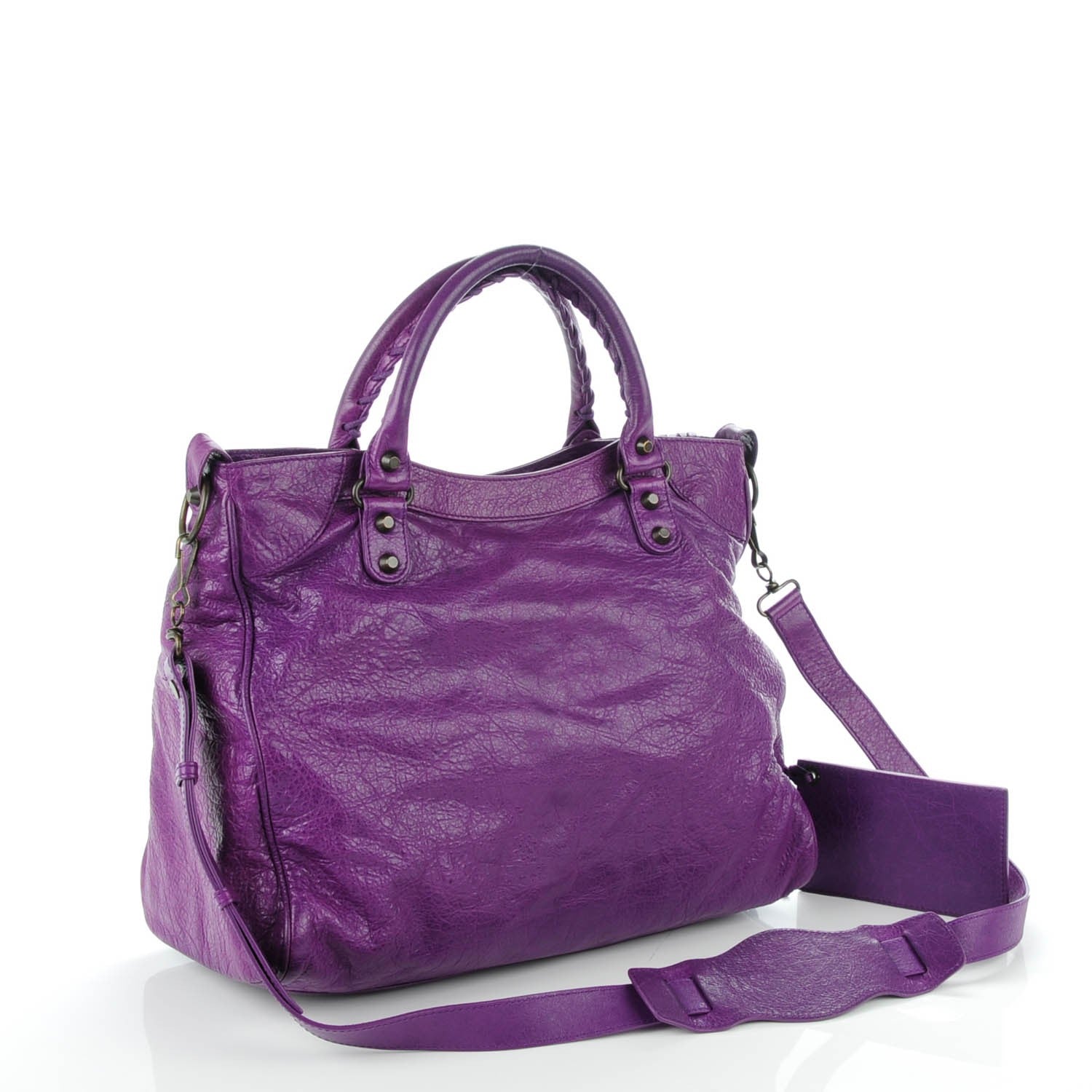Balenciaga Agneau Classic Hardware Velo Ultraviolet 3 of 8