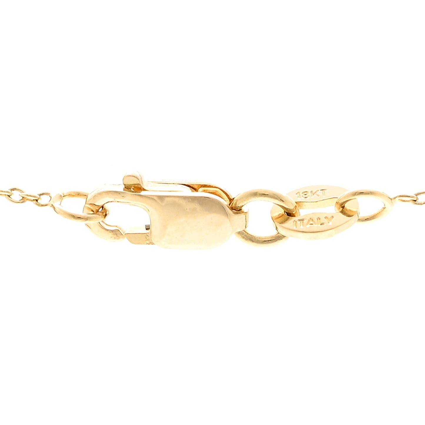 18K Yellow Gold Diamond Tiny Treasures Heart Pendant Necklace