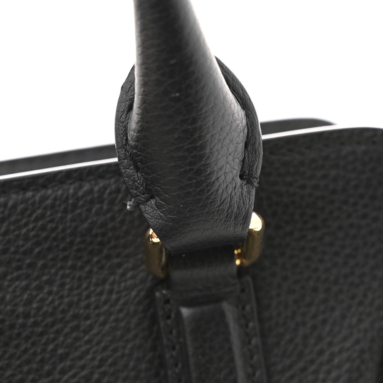 Alexander McQueen Pebbled Calfskin Mini Skull Padlock Zip Around Tote Black 12 of 12