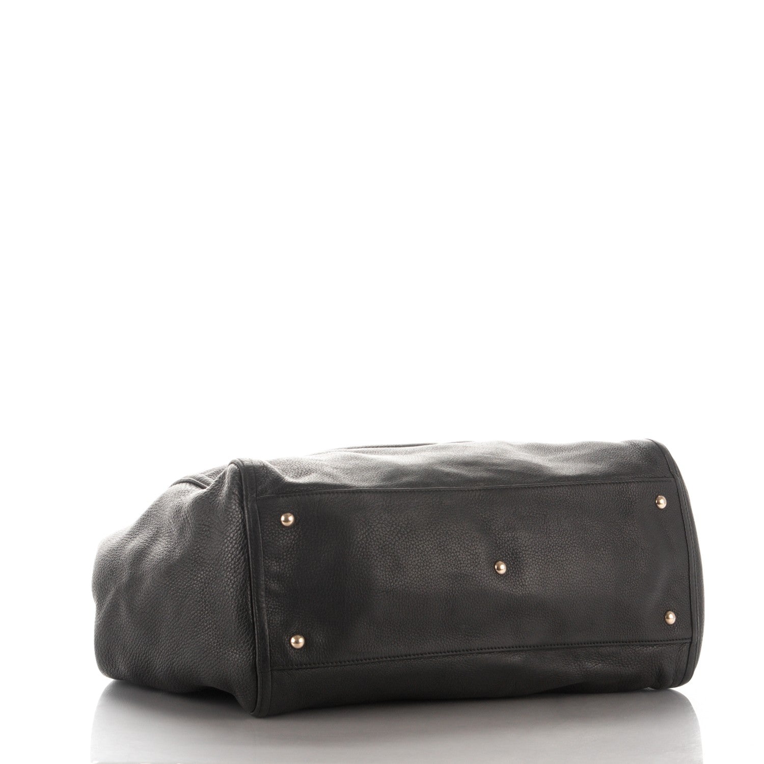 Gucci Pebbled Calfskin Large Soho Shoulder Bag Black 4 of 7