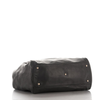 Gucci Pebbled Calfskin Large Soho Shoulder Bag Black 4 of 7