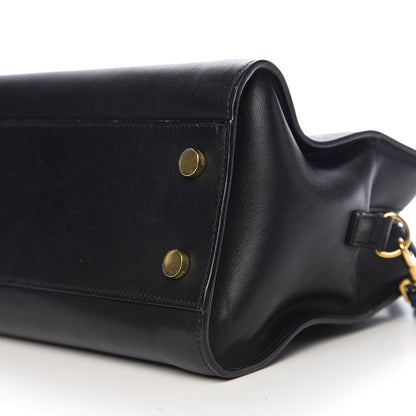 Saint Laurent Calfskin Monogram Baby Cabas Black 14 of 15