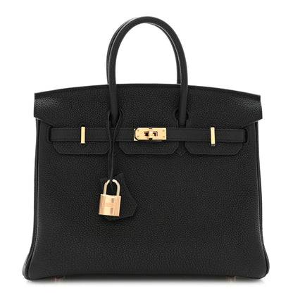 Hermes Togo Birkin 25 Black 1 of 12