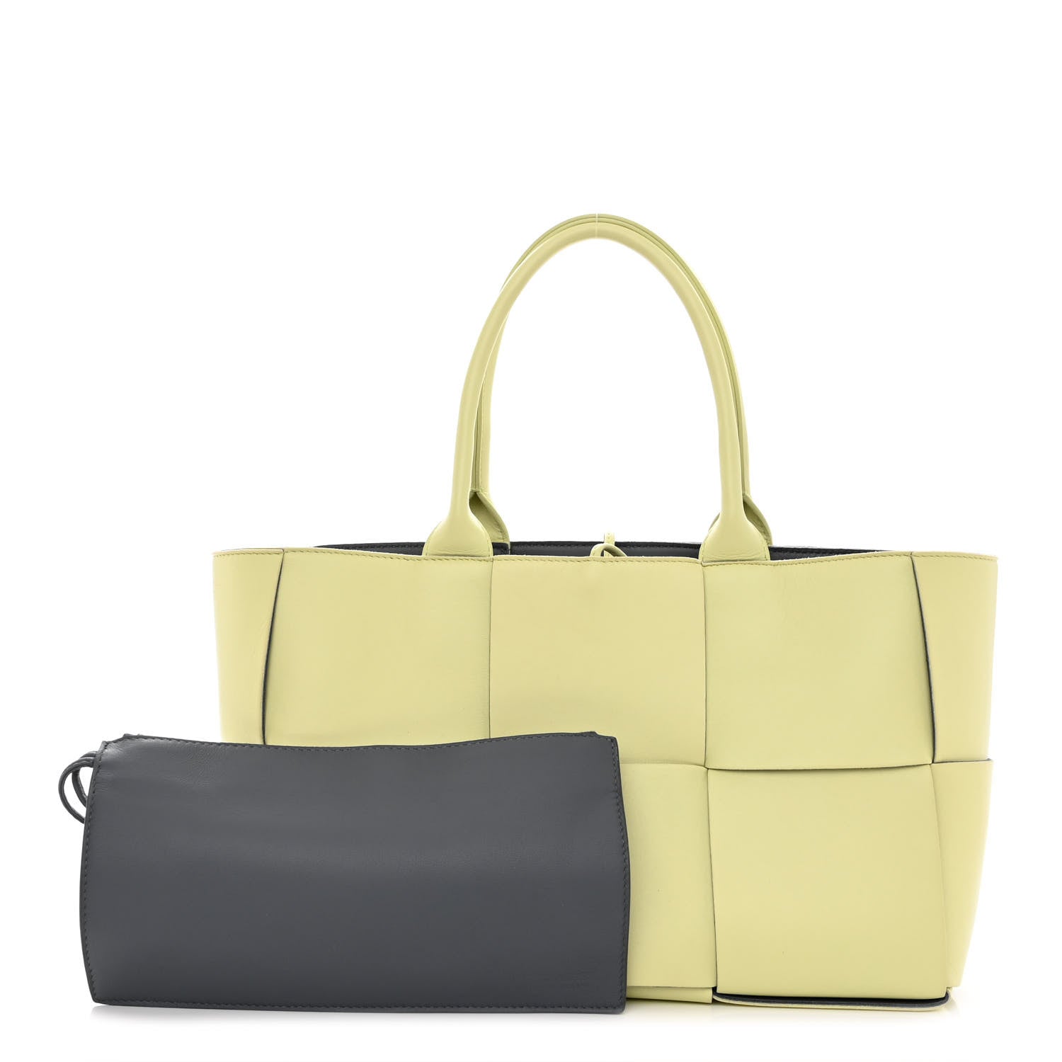 Bottega Veneta Nappa Maxi Intrecciato Small Arco Tote Lemon 1 of 10