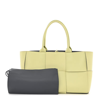 Bottega Veneta Nappa Maxi Intrecciato Small Arco Tote Lemon 1 of 10