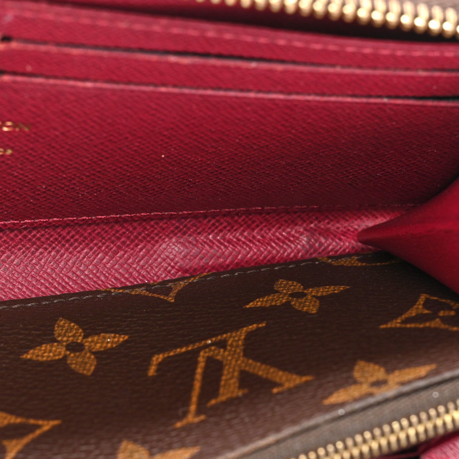 Louis Vuitton Monogram Clemence Wallet Fuchsia 13 of 17