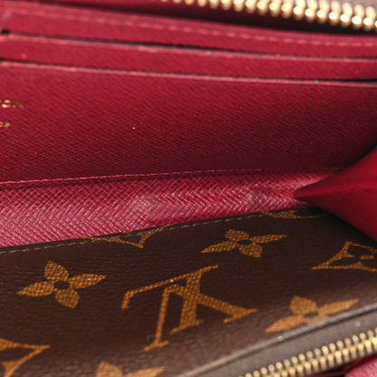 Louis Vuitton Monogram Clemence Wallet Fuchsia 13 of 17