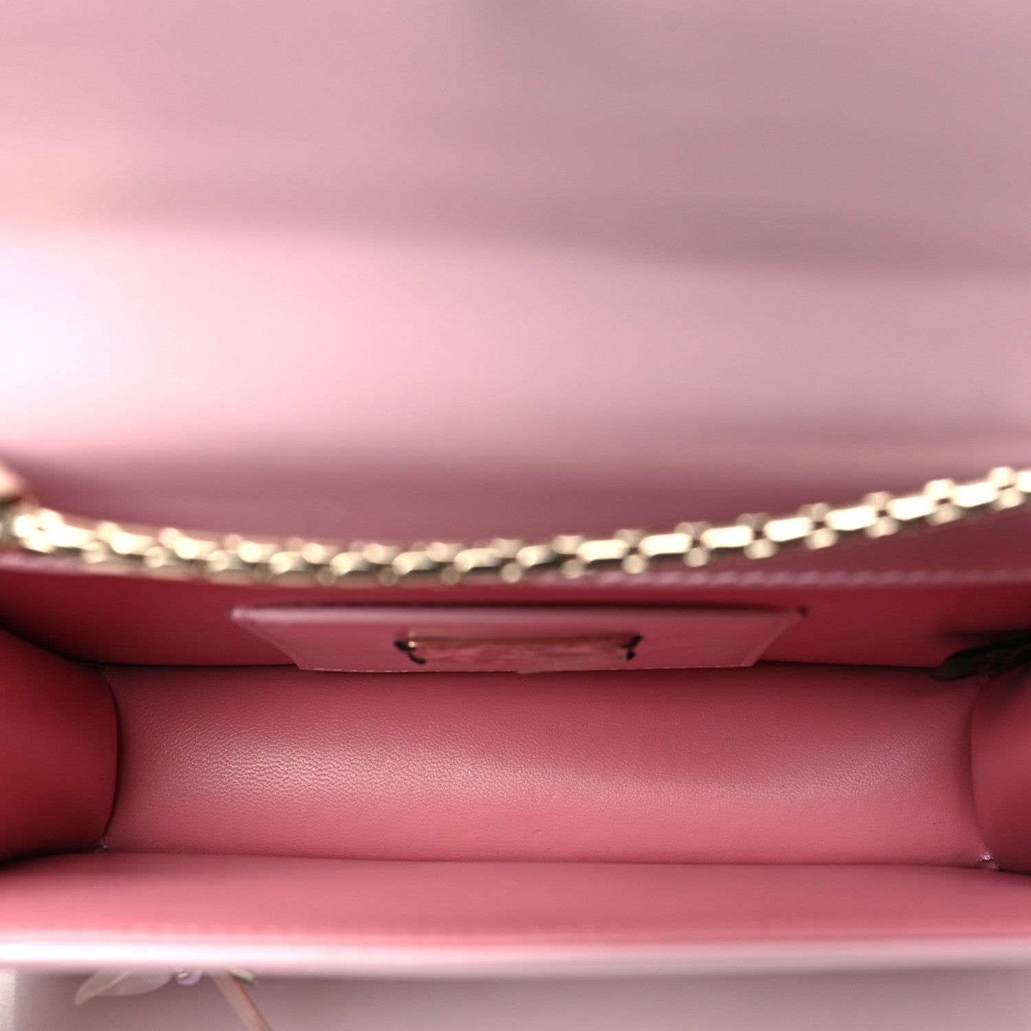 Bulgari Nappa Crystal Butterfly Embellished Serpenti Forever Crossbody Pink 5 of 10