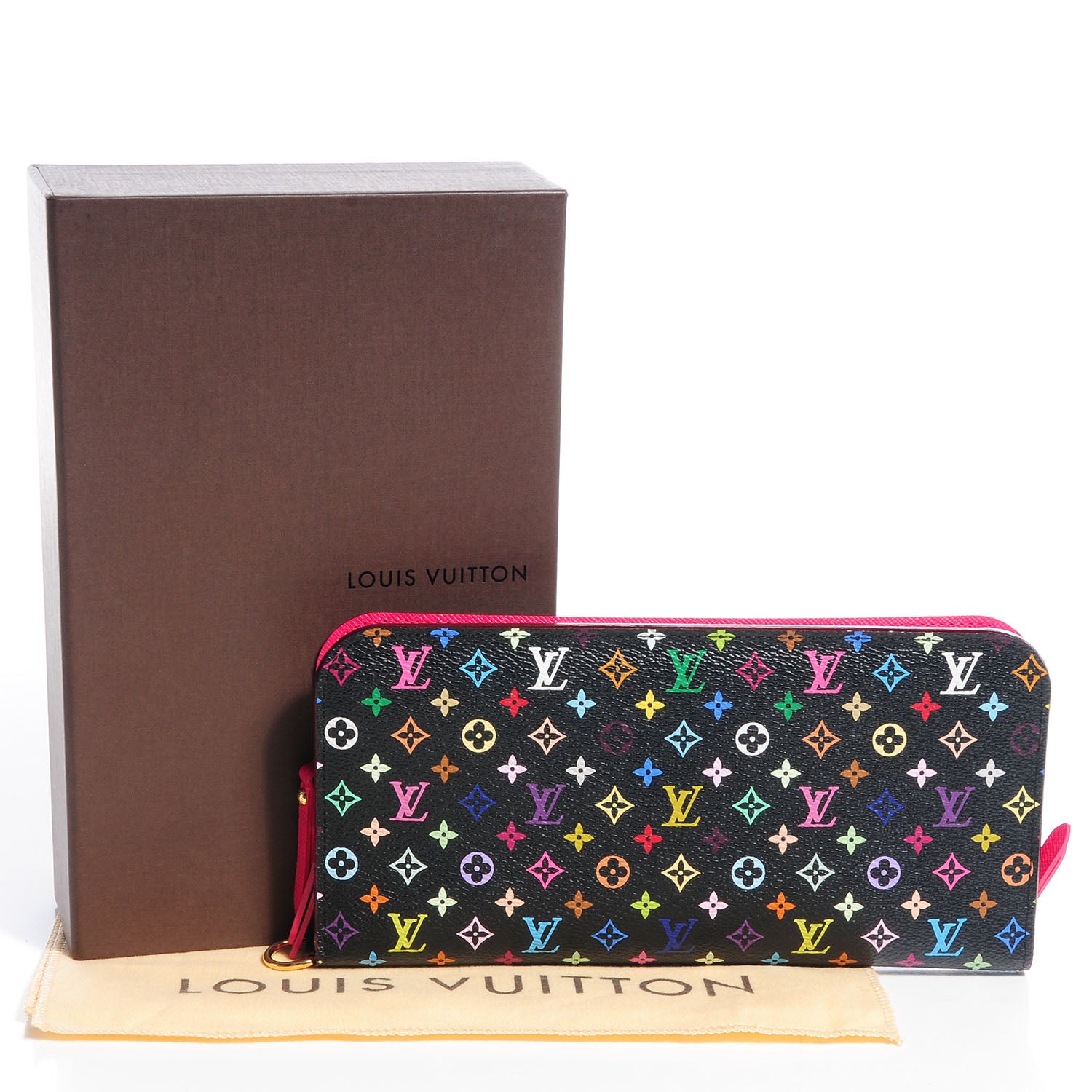 Louis Vuitton Monogram Multicolor Insolite Wallet Black Grenade 5 of 8