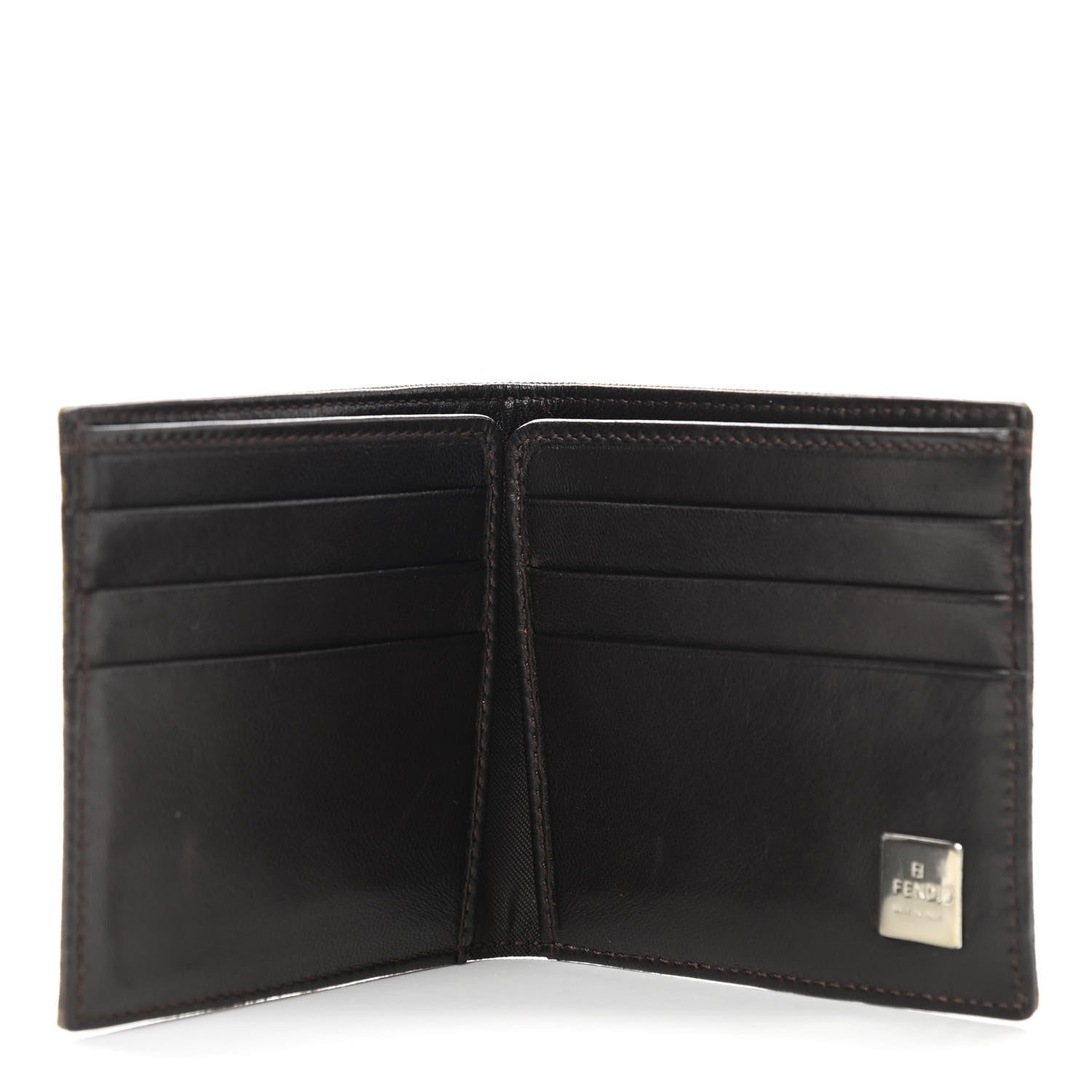 Fendi Zucca Bi-Fold Wallet Tobacco 5 of 7
