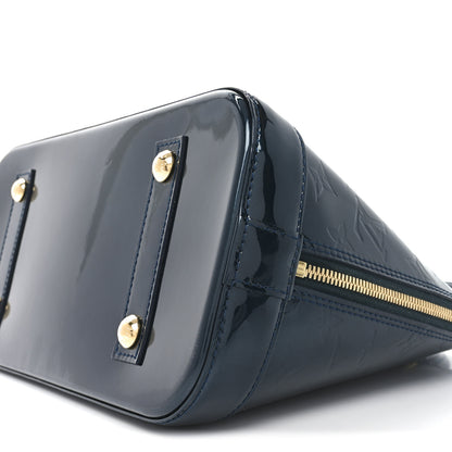Louis Vuitton Vernis Alma PM Blue Nuit 9 of 9