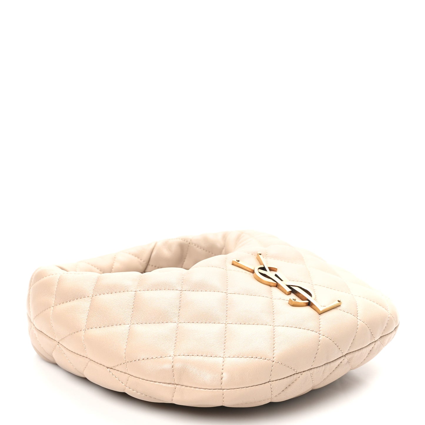 Lambskin Quilted Icarino Bag Dark Beige