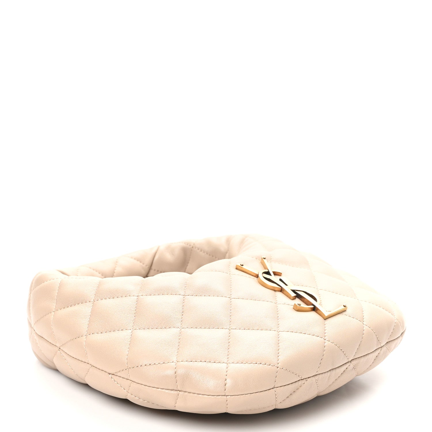 Saint Laurent Lambskin Quilted Icarino Bag Dark Beige 4 of 10