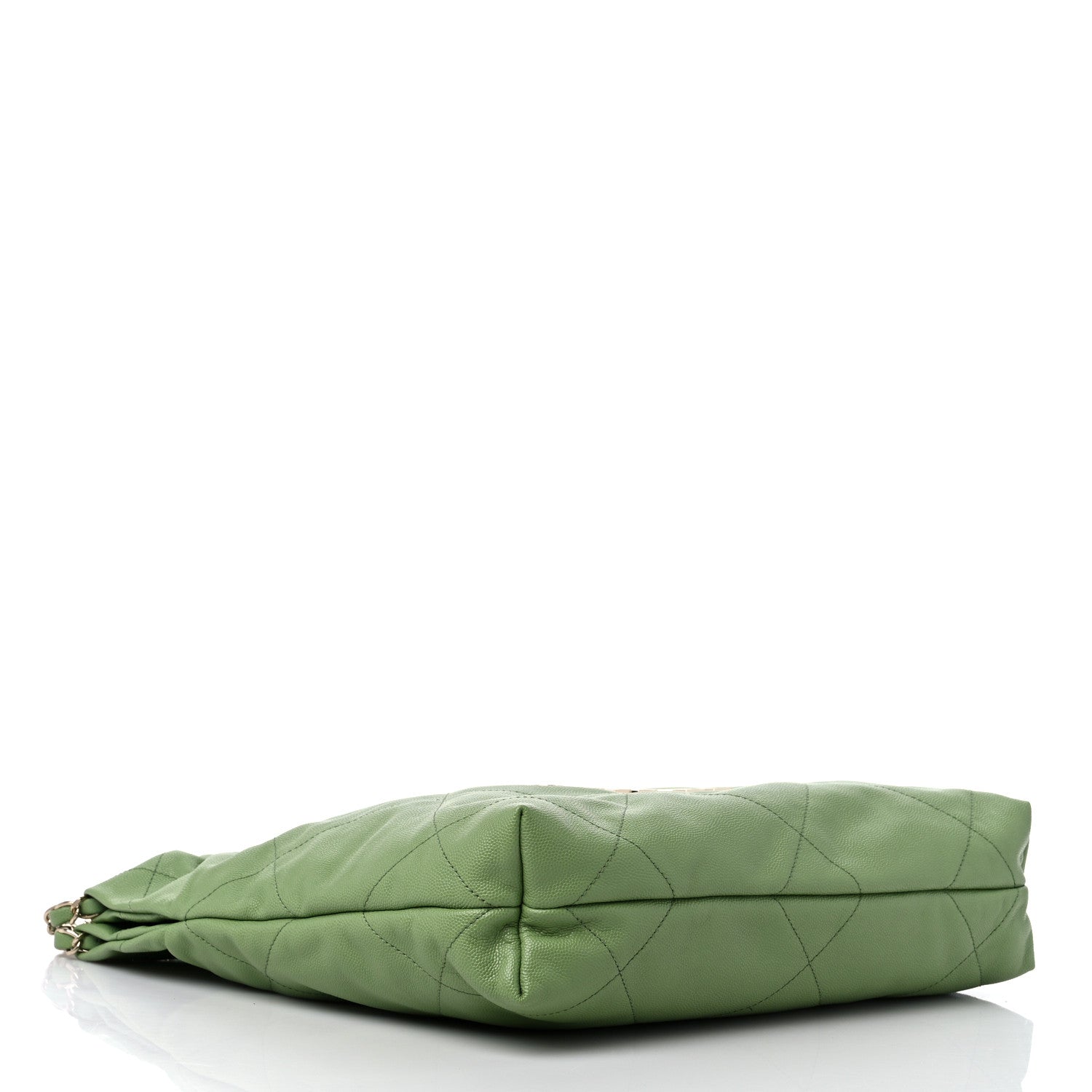 Chanel Shiny Caviar Quilted Small Chanel 22 Green 4 of 9