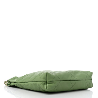 Chanel Shiny Caviar Quilted Small Chanel 22 Green 4 of 9