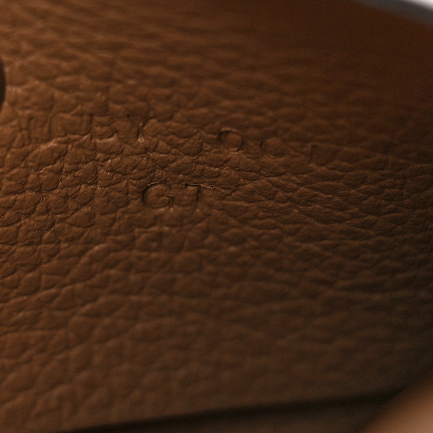 Hermes Evercolor Calvi Card Case Chai 7 of 10