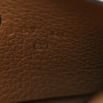 Hermes Evercolor Calvi Card Case Chai 7 of 10