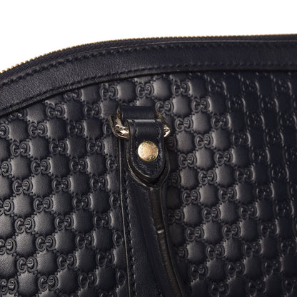 Gucci Soft Microguccissima Dome Satchel Navy 8 of 12