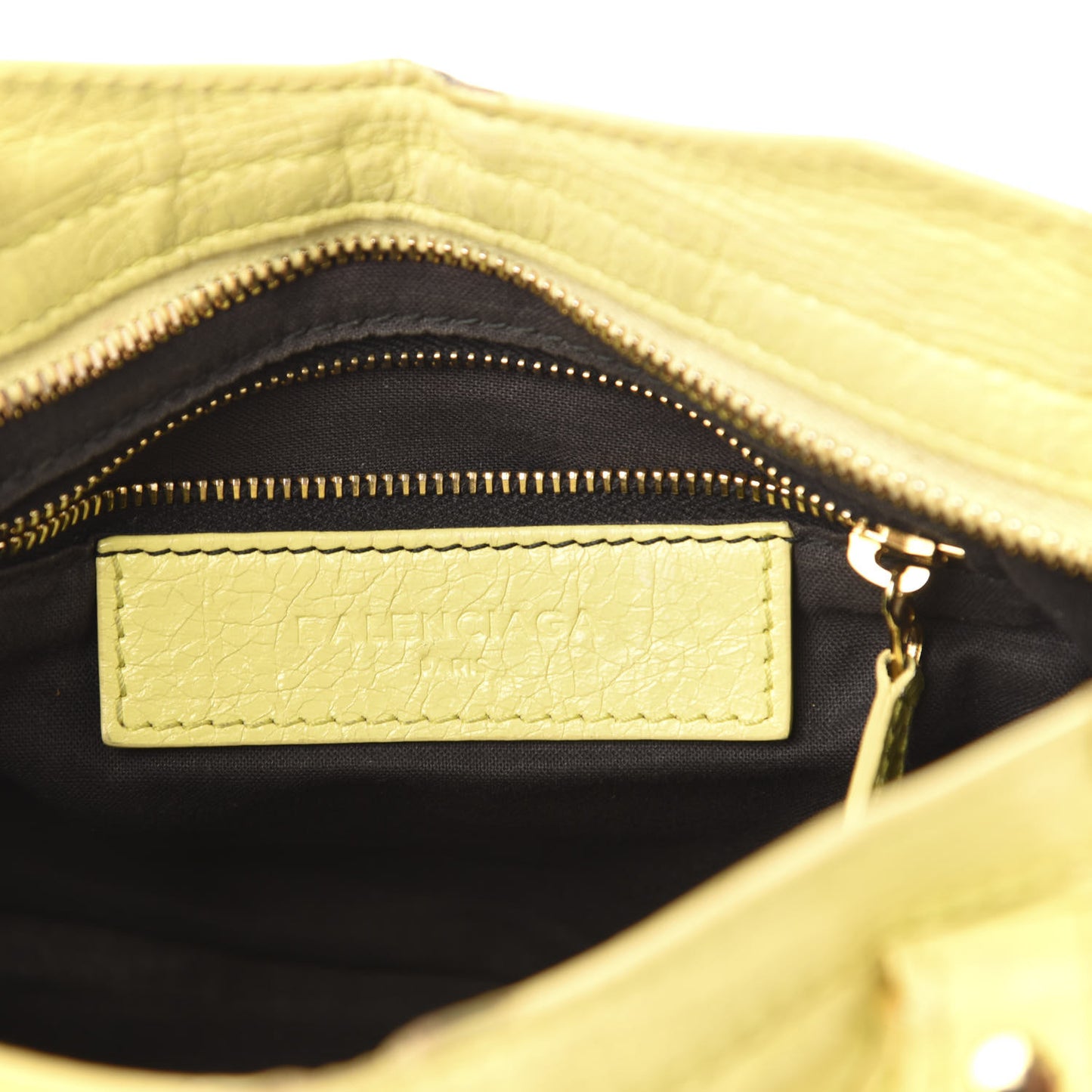Agneau Giant 12 Gold Hardware Mini City Jaune Citronnade