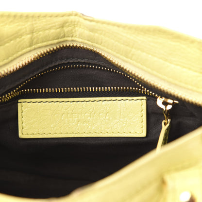 Balenciaga Agneau Giant 12 Gold Hardware Mini City Jaune Citronnade 17 of 18