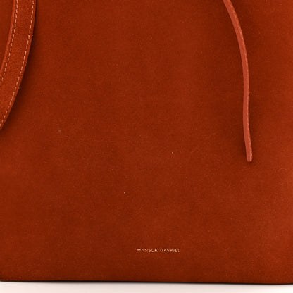Mansur Gavriel Suede Bucket Bag Brick 7 of 10