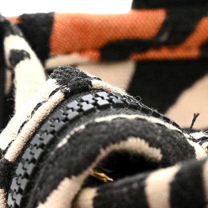 Marc Jacobs Cotton Canvas Zebra Tiger Print Mini The Traveler Tote Bag 13 of 16