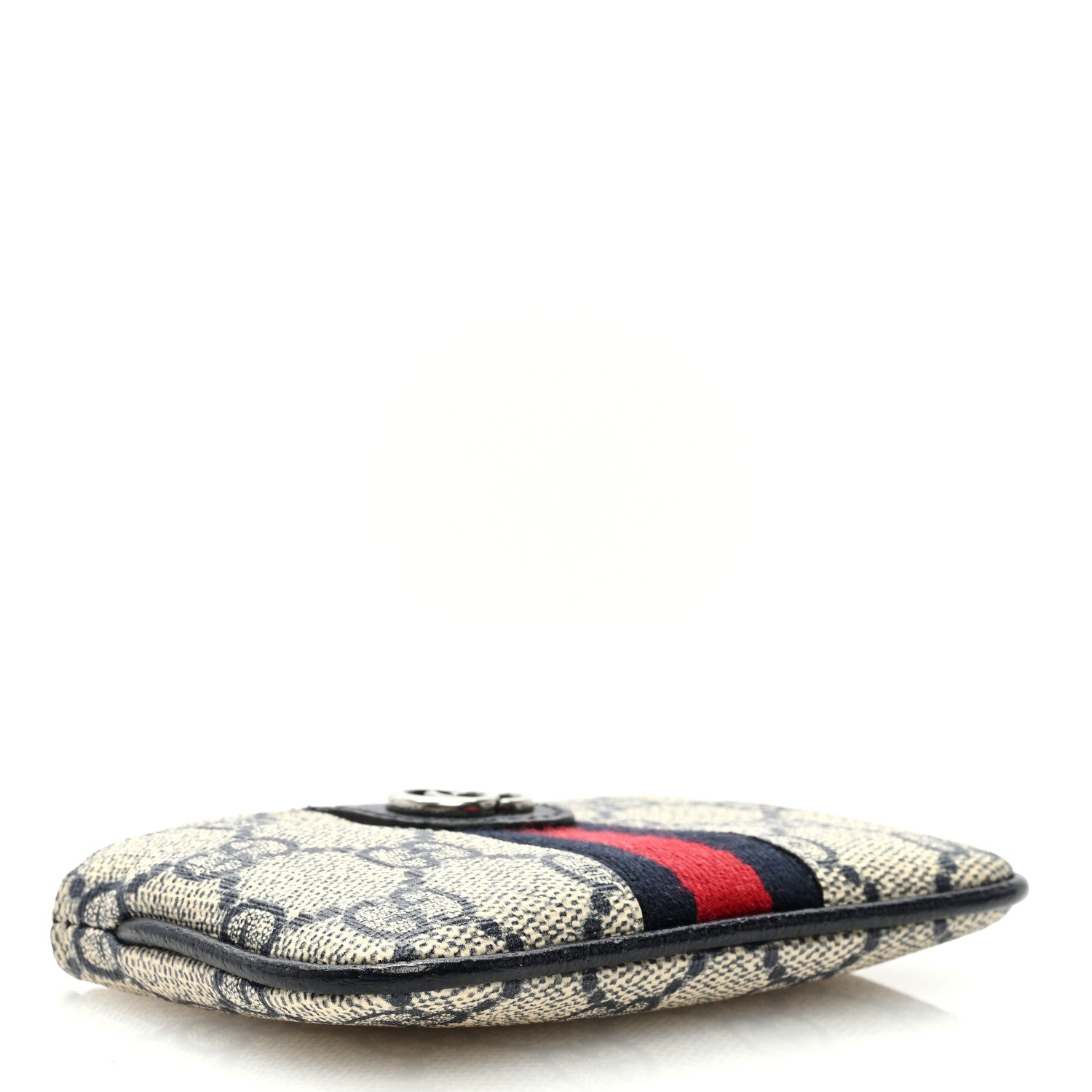 Gucci GG Supreme Monogram Web Ophidia Key Case Beige Blue 4 of 6