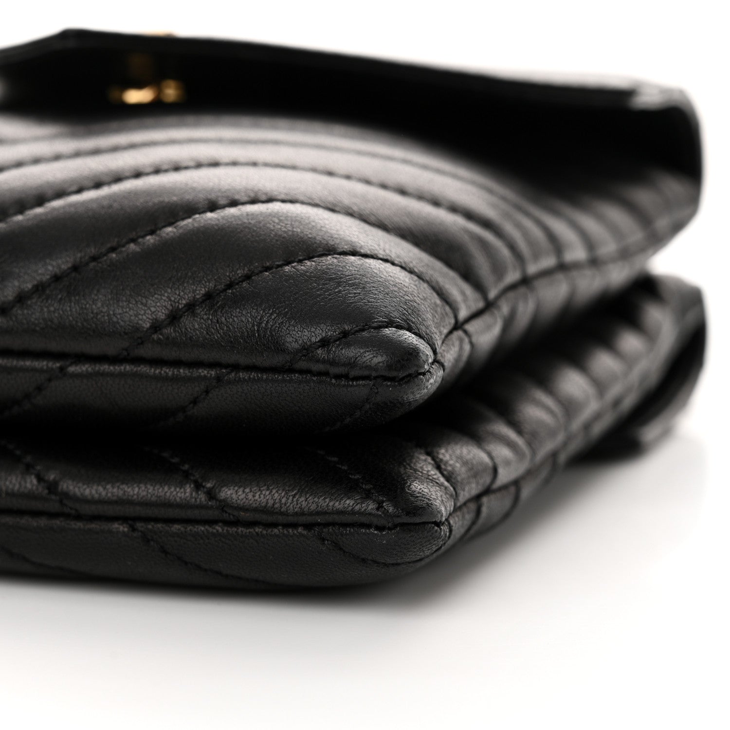 Saint Laurent Lambskin Quilted Double Flap Bag Black 11 of 11