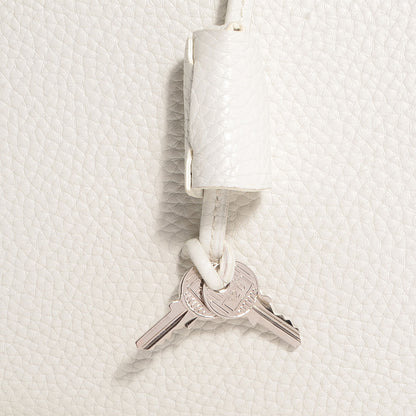 Hermes Taurillon Clemence Victoria II 35 White 9 of 17