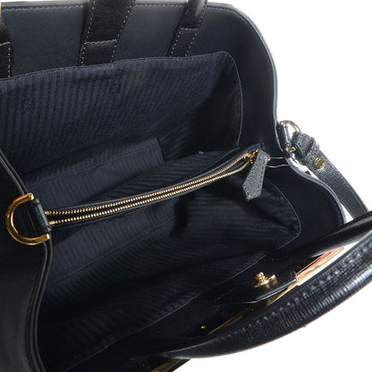 Fendi Vitello Elite Petite 2Jours Tote Black 5 of 9